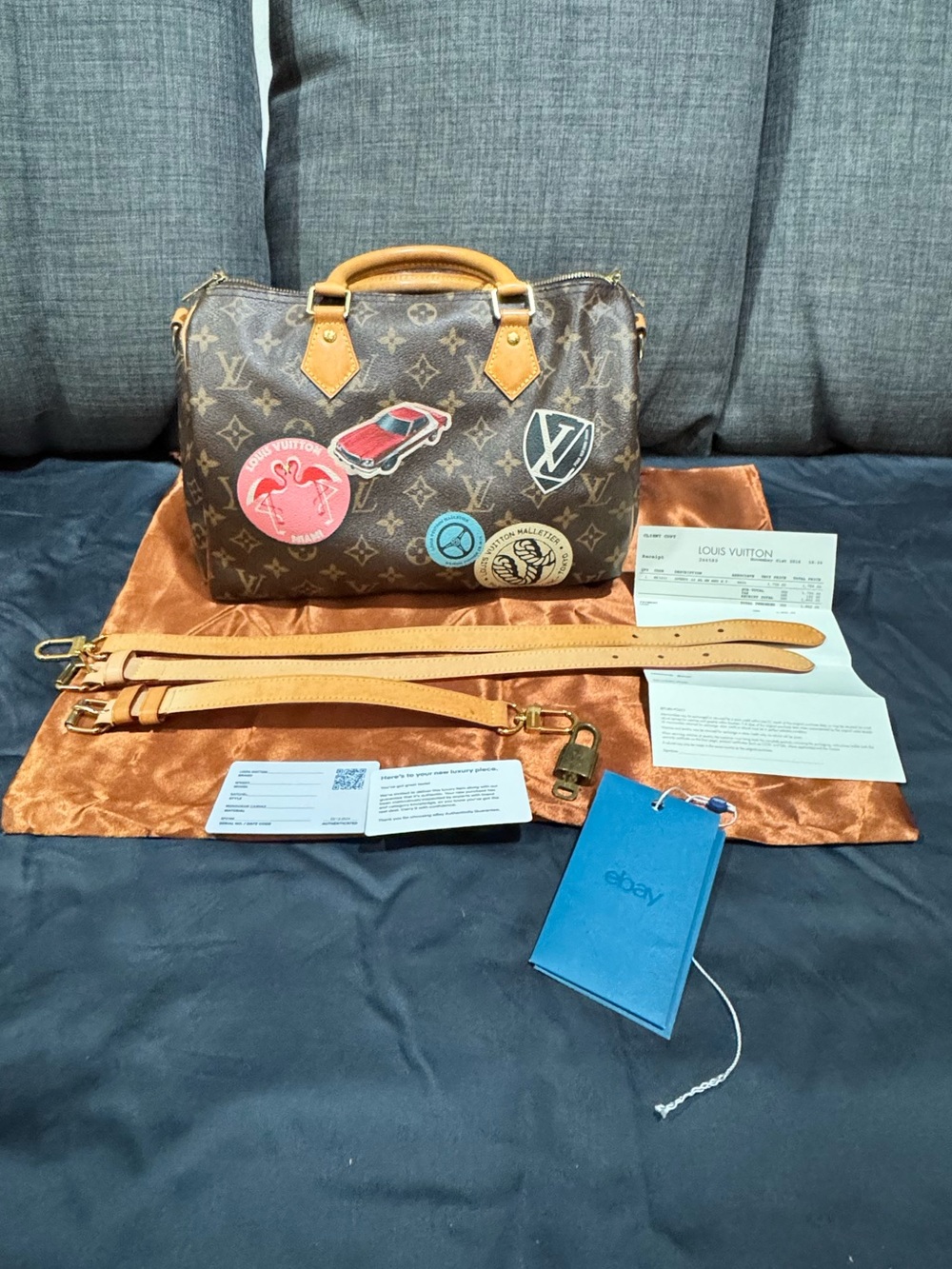 ❤️ LV Louis Vuitton World Tour Speedy 30 Bandouliere Limited Edition w Receipt❤️